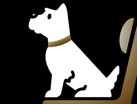 Logo zum Aktionstag Kollege Hund mit der Aufschrift: Hunde willkommen